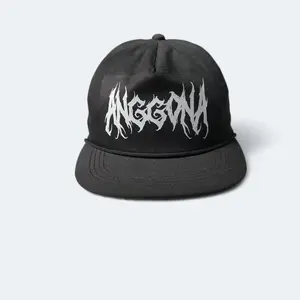 Anggona Topi Snapback Classic Rope hat hitam pira wanita Aksesoris Baseball  Kulit topi  brand