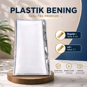 Plastik Bening 10 pcs Serep Cadangan untuk Alat Mini Ukuran Reguler & Mil Bahan Tebal Bening & Jernih Tahan Air