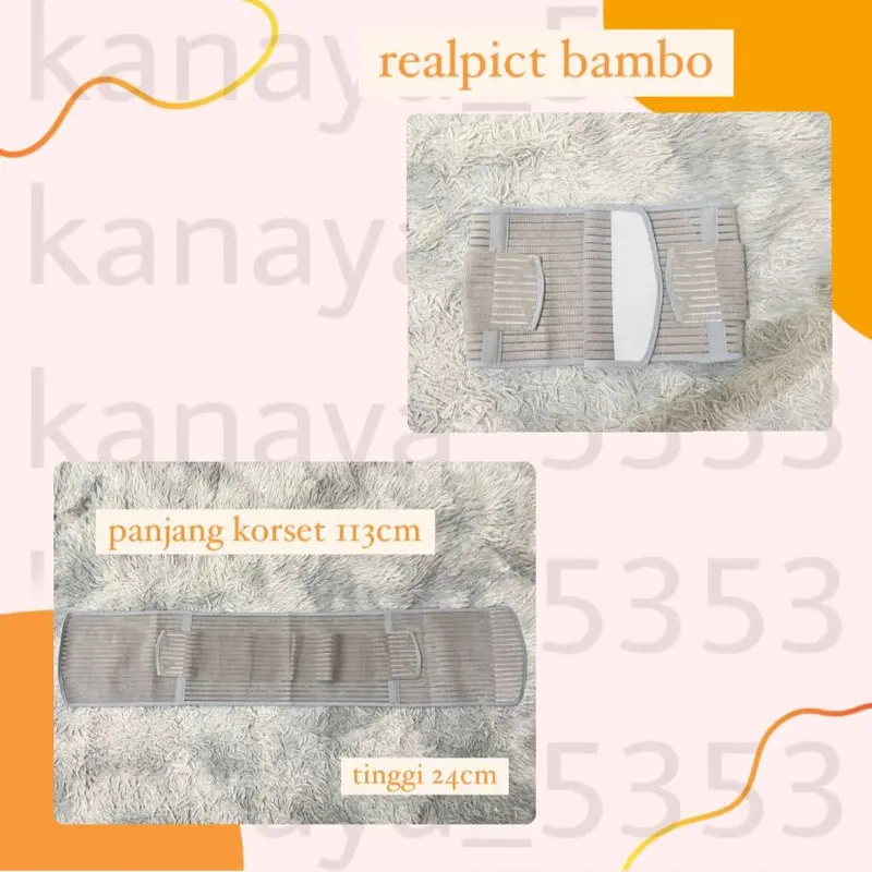 Korset Bamboo Premium Postpartum Recovery /Korset Bambu Pembentuk tubuh 3