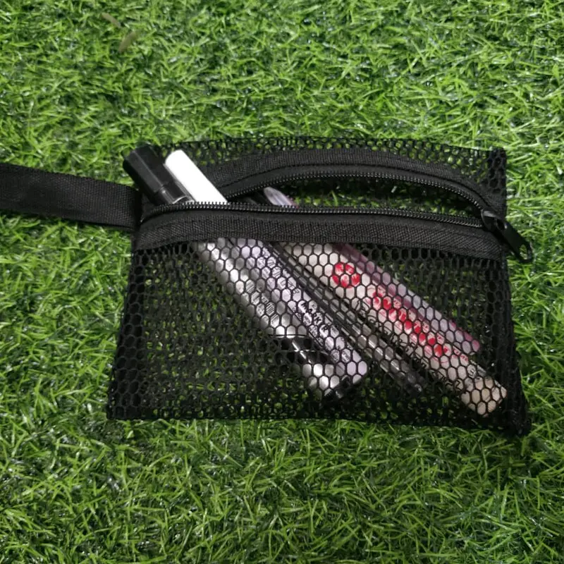 Dompet  Wanita Jaring Multifungsi untuk Make Up Dan Alat Tulis sling ritsleting tas rias 2