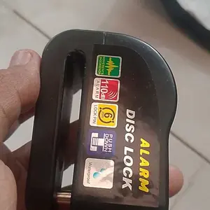 Alarm Gembok Motor Anti Maling Disc Lock Kunci Rem Cakram Waterproof Bahan Metal Kuat Aman Tahan Air & Serbaguna