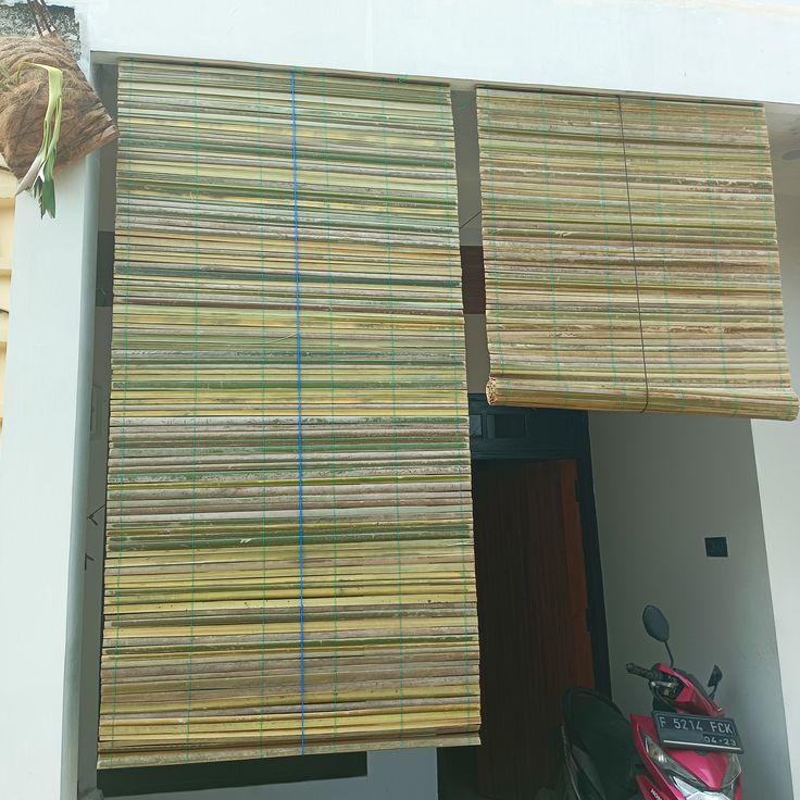 Tirai Krey Sawit Aesthetic Tirai Jendela 1 x 2 Meter