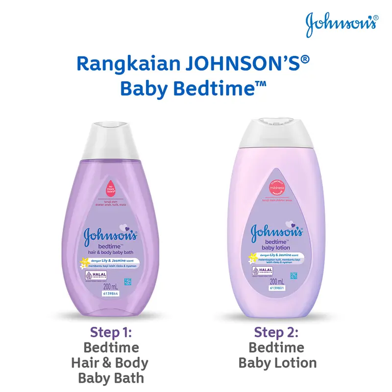 Johnson's Baby Lotion Purple Baby Shampoo Johnson's Bedtime