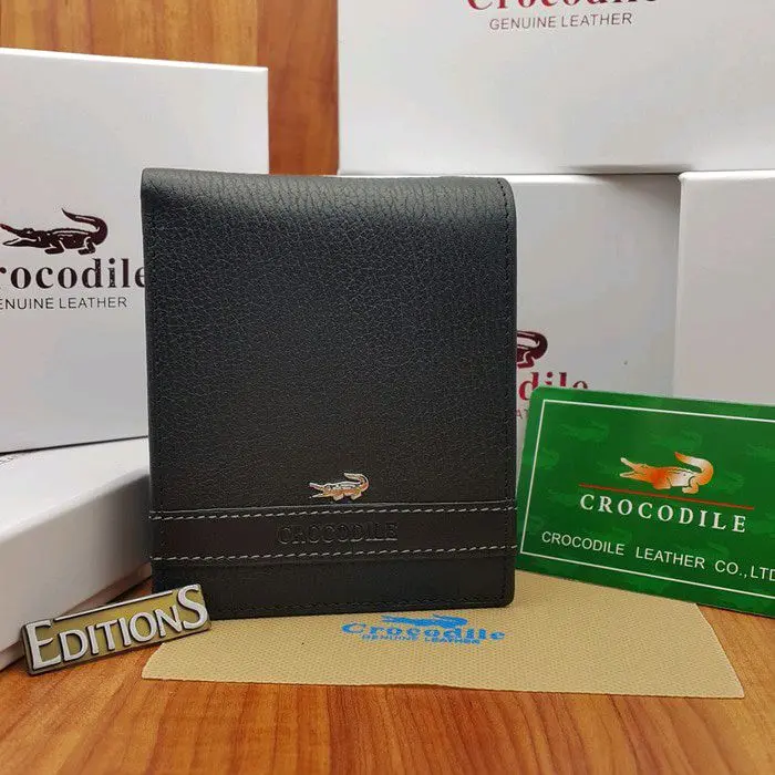 Dompet Pria Kulit Asli Ada Resleting Dompet Pendek Model Tidur 1
