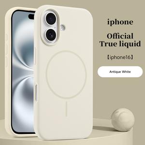 Macaron Silicone Magnetic Case For iPhone 17 16 15 14 Pro max Magnetic Thin Ring Case with bracelet For 13 12 Pro max High-Quality Silicone For Shockproof And Drop-resistant