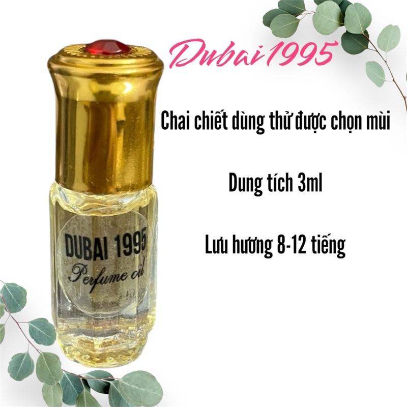 Tinh dầu nước hoa 3ml dùng thử cho cả Nam và Nữ được chọn mùi hương quyến rũ ngọt ngào