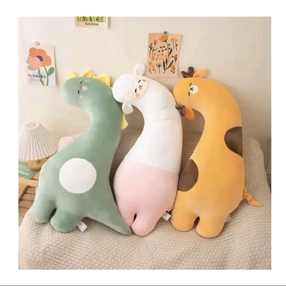 Boneka Guling Jerapah Domba alpaca Dino Bahan Halus Cocok Buat Kado 55cm