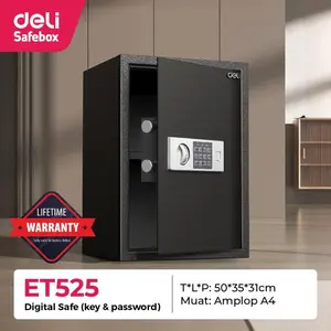 Deli Safe Box - Brankas Digital ET525 garansi resmi Black