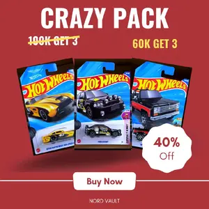 Hot Wheels 2026 Triple Pack (3pcs) Promo Hot wheels 100% Real car Diecast