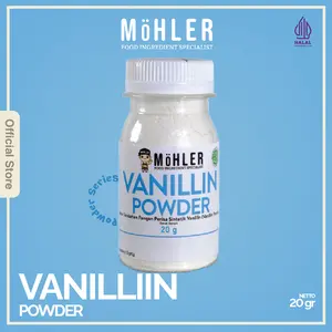 MOHLER Vanillin Powder 60 Gr, 100 Gr, 500 Gr dan 1000 Gr