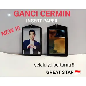 GANCI Cermin/GANTUNGAN KUNCI CERMIN INSERT PAPER KOTAK