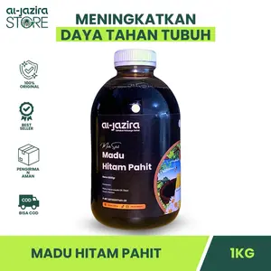 Al-Jazira Madu Hitam Pahit Propolis Habbatussauda 1Kg - Madu Herbal Alami