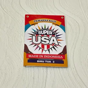 Wantex Super USA Biru Tua Pewarna Pakaian Made in Indonesia untuk Kain dan Pakaian