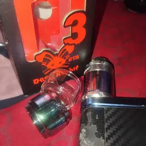 Tabung kaca dead rabbit v3 kaca bening/clear Untuk digunakan sebagai tempat lilin saat liburan