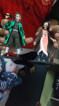 Product Review of Tokoh Pertempuran Anime Demon Slayer Cosplay, Nezuko dan Zenitsu, 15cm, Stok COD, Anak Patung Model Tokoh Aksi Cosplay, Sesuai untuk Kanak-kanak, Koleksi Hadiah, Hiasan Kereta, Hiasan Rumah, Hiasan Kek from G**y 0