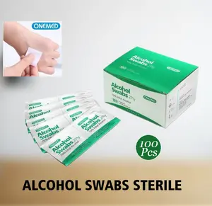Alcohol Swab Onemed Alkohol Pads Box isi 100 pcs tissue alkohol
