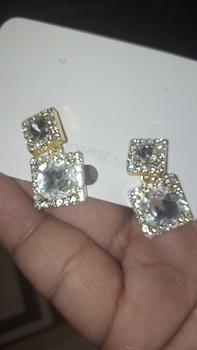 Product Review of RRNS 321 Anting Rumbai Stud Anting Wanita Tusuk Fashion Alloy Gaya Elegan from d**a 2