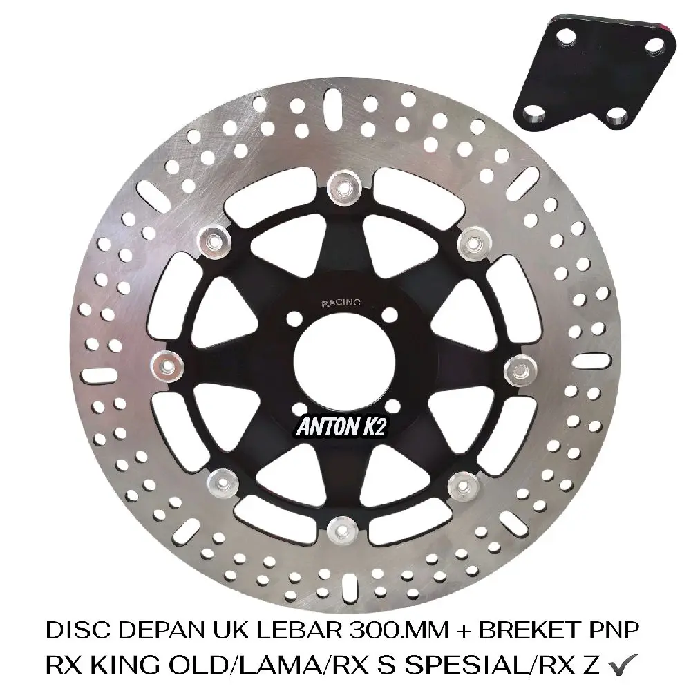 PIRINGAN CAKRAM DISC BRAKE DEPAN BESAR LEBAR 300MM MOTOR RX KING/RX KING NEW/RX KING LAMA OLD/RX S/RX SPESIAL/RX Z