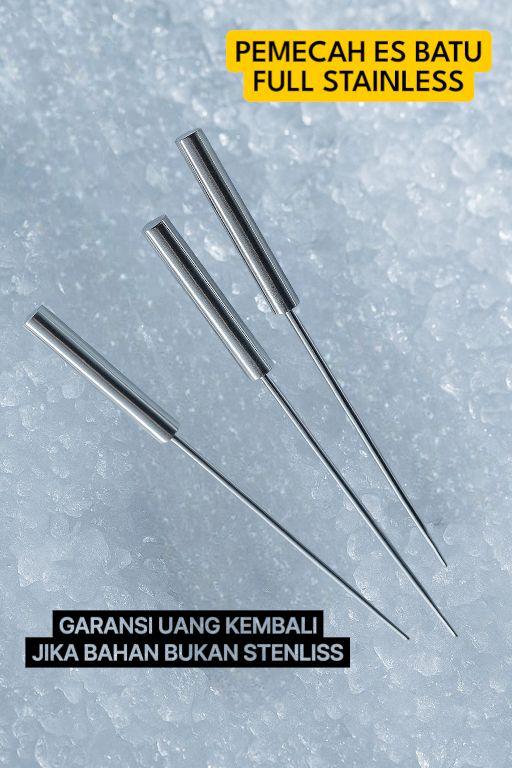 Alat Pemecah Es batu Tusukan Es Full Stenliss Anti Karat COD Alat Pemecah Es batu Tusukan Es Full Stenliss Anti Karat COD
