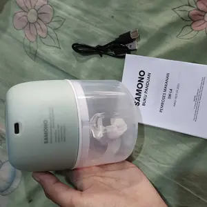 (BISA COD) Samono 250 ml Portable Mini Food Processor [SW-L4] Baterai Pisau Stainless Gilingan Kabel Wadah