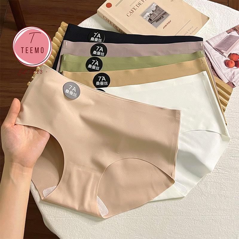  Set 10 quần lót nữ  có set 5  đúc su thun lạnh không đường may kháng khuẩn 7A women 