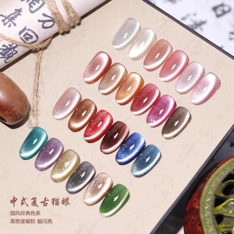 Product Introduction of Retro Cat Eye Nail Polish Gel Nail Art Nail Care Manicure Cutics 2