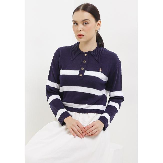 Gambar Hush Puppies Kaos Polo Wanita Tiffy Polo Navy - L dari Hush Puppies Official Store Kota Tangerang Tokopedia