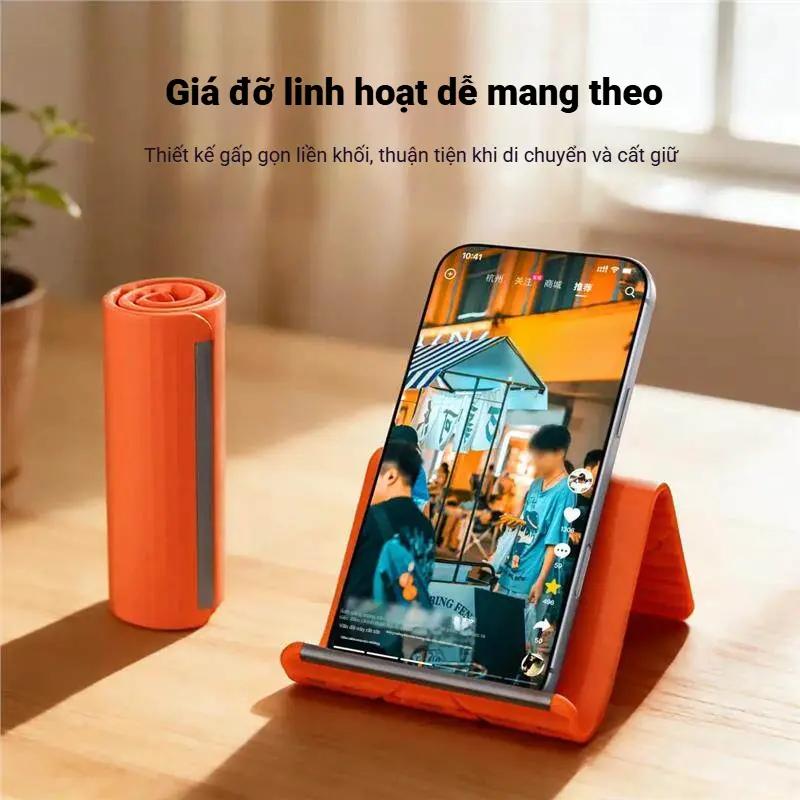 Giá đỡ điện thȯại có thể uốn cong, đa năng, gấp gọn tiện lợi, giá đỡ gấp gọn cho điện thȯại và máy tính bảng dành cho người lười, giá đỡ để bàn, giá đỡ điện thȯại, giá đỡ iPad, giá đỡ đa năng