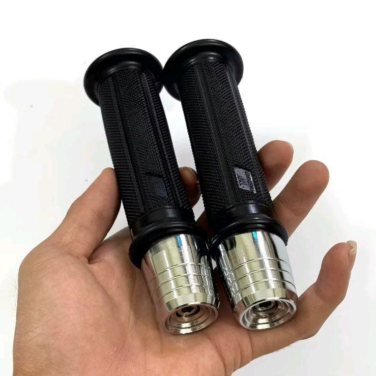 Bao tay TBT kèm gù tạ loại sọc nguyên khối chống rung xe máy inox 304 1 cặp