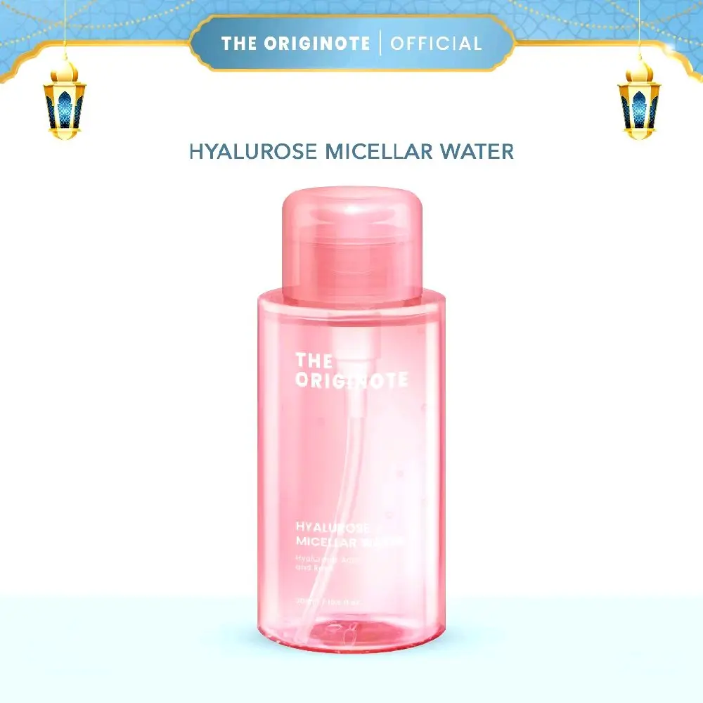 The Originote Hyalurose Micellar Water - 300ml Pembersih Wajah Make Up Remover Cleansing Water