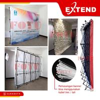 Gambar Extend Stand Display Banner Poster Event Jumbo Backwall Backdrop Indoor Spanduk Baliho Outdoor Portable 2.3x2.3m BW-33 - 18 pengunci rangka dari Foyu Photo Kota Administrasi Jakarta Selatan 5 Tokopedia