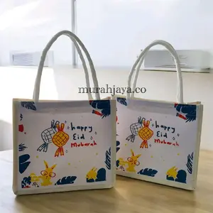 Totebag sumbu lebaran tas hampers mini Tas box kue murah
