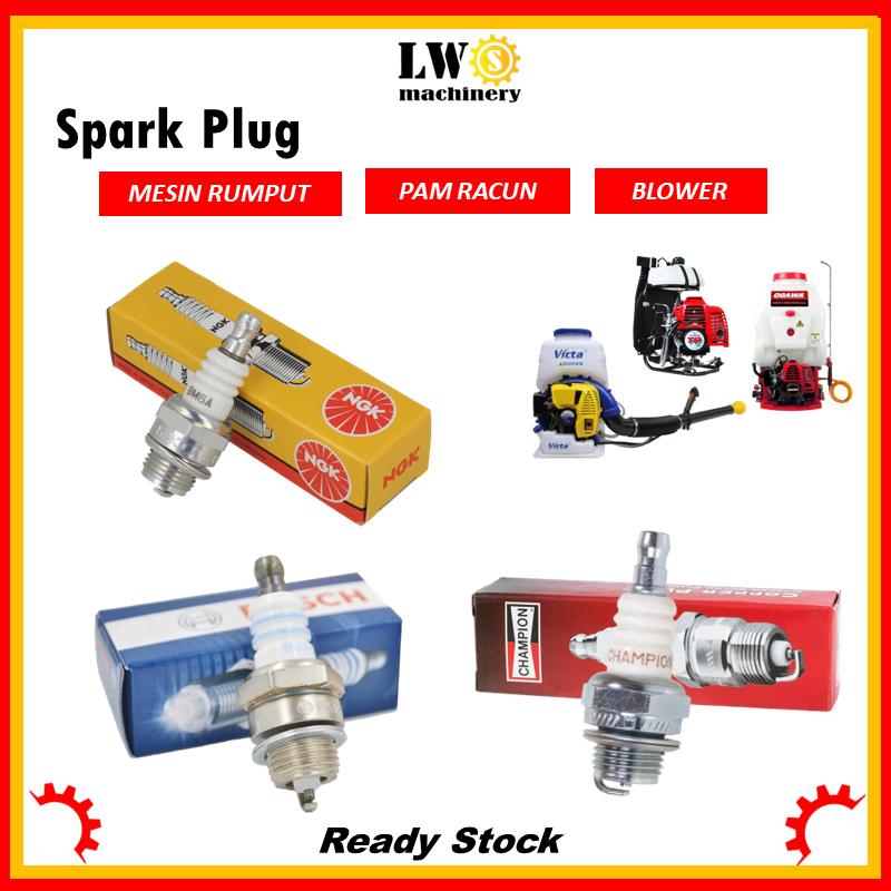 Jenis Injin Rumput Spark Plug Enjin Mesin Rumput Brush Cutter Hand Blower Chainsaw ...
