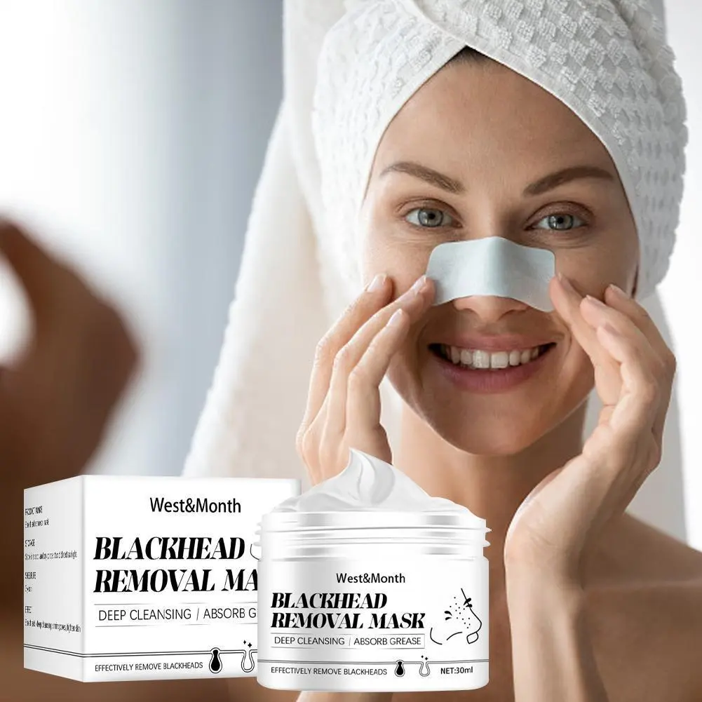 Blackhead Whitehead Exfoliation Mask Remove Acne Deep Cream Cleansing Set T6X0
