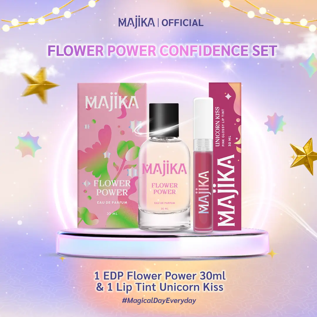 Parfum Flower Power Classic Collection + Lip Unicorn Kiss