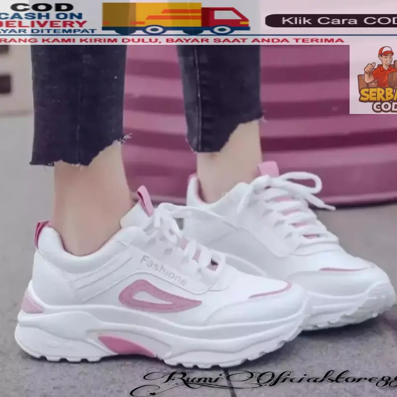 Sepatu wanita fashion sneakers korea RM02 2