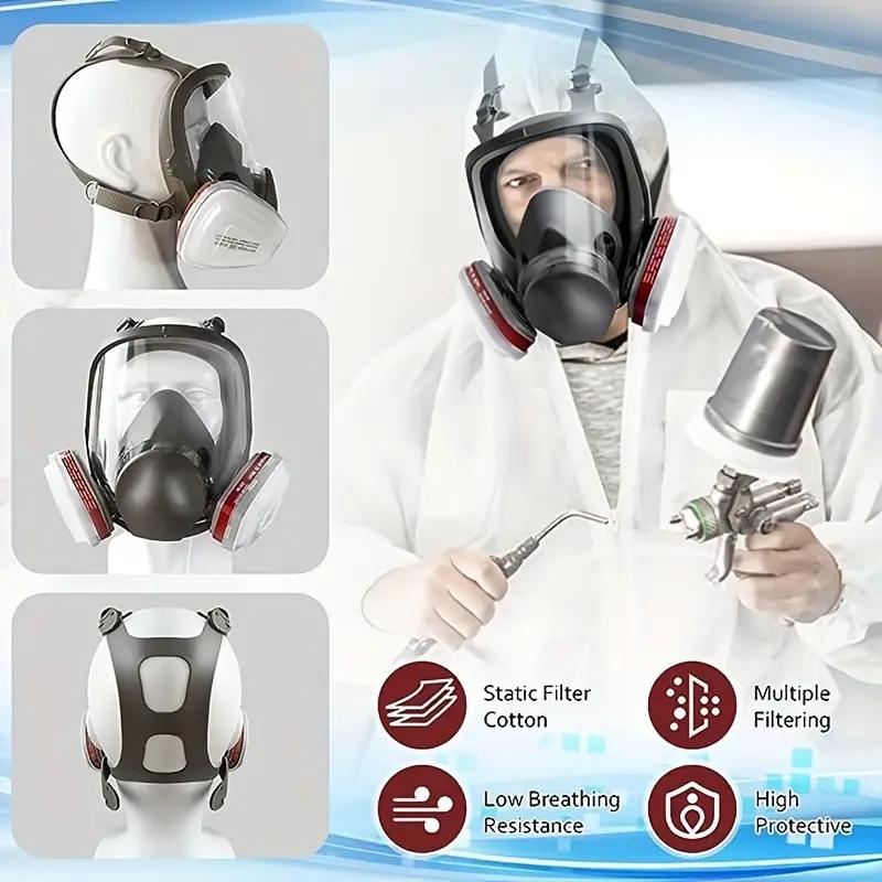 Product Introduction of 23 in 1 6800 Full Face Respirator Mask 2097 Filter - Reusable Respirators for Industrial Painting and Spraying with Anti-Fog Protection, Formaldehyde Filter, and Safety Work Features for Enhanced Breathing Comfort 3