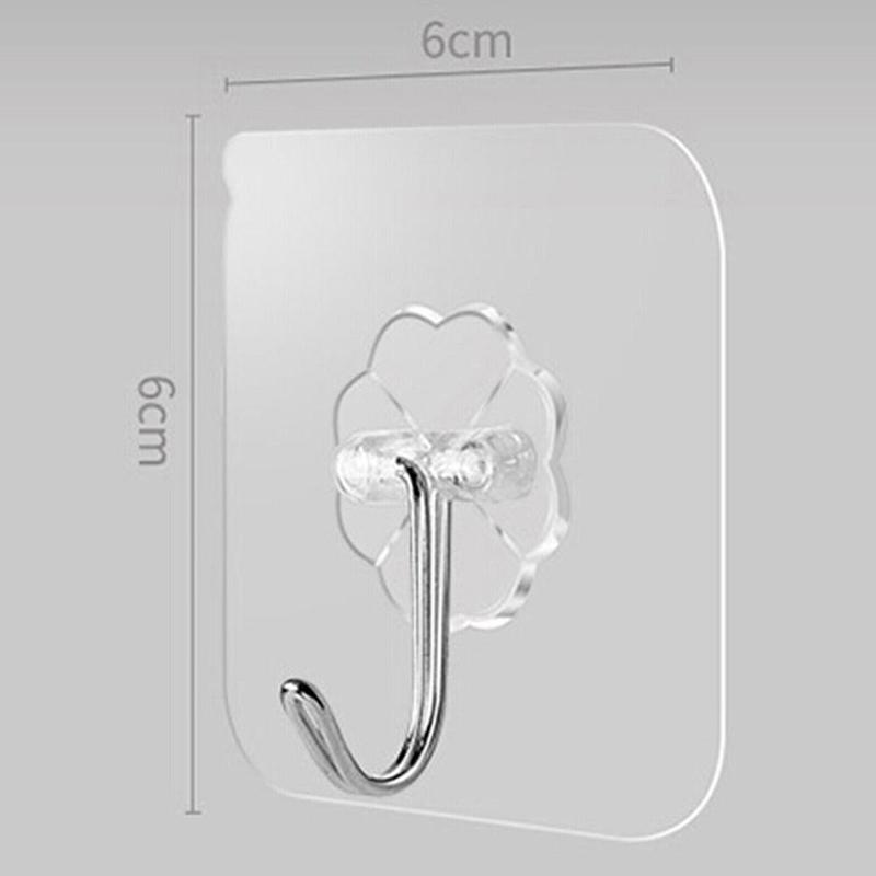 Product Introduction of Móc Dính Không Cần Đục Lỗ, 20 Cái, Chất Liệu Acrylic Trong Suốt, Thích Hợp Sử Dụng Tại Nhà 33