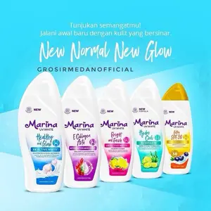 Marina UV White - New Normal New Glow GrosirMedanOfficial dengan 3X Active White & E Collagen untuk Kulit Bersinar