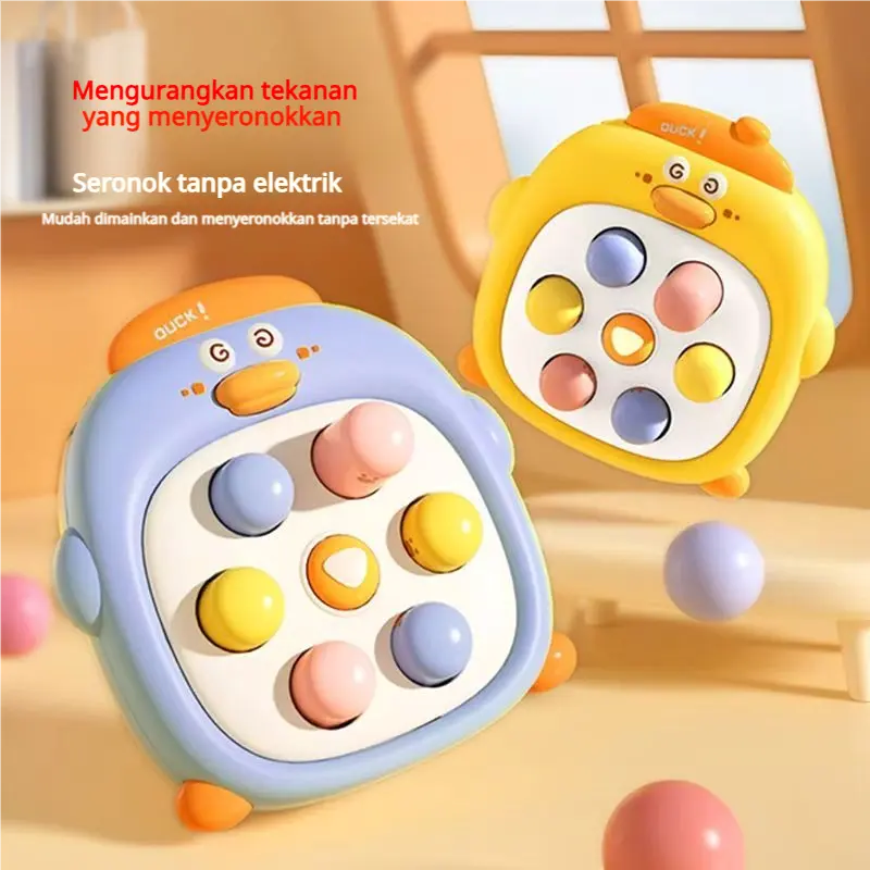 Whack-a-mole Mini Pegang Tangan, Mainan Pendidikan Awal Kanak-Kanak, Teka-teki Fokus Mudah Alih, Mainan Pelepas Tekanan Interaktif Ibu Bapa-Anak Bayi Gembira, Sesuai untuk Melegakan Tekanan