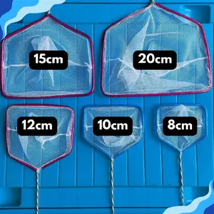 SEROK - Ikan Hias Kawat Ulir ECER TERMURAH HARGA 1 pcs Jaring Serok Seser Saringan Ikan Hand made  dari produsen langsung