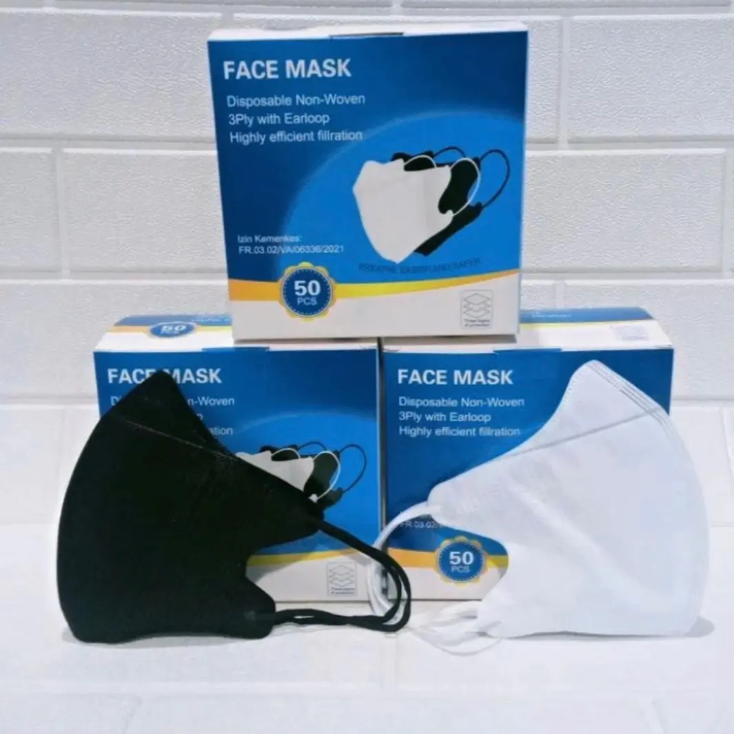 PAKET 6BOX MASKER DUCKBILL 300PCS 3PLY BISA COD
