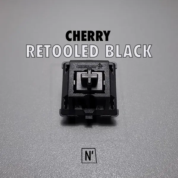 Cherry Retooled MX Blacks 3pin 87個 Pre-Retooled Vintage Cherry MX Black Switches (110pcs): Classic