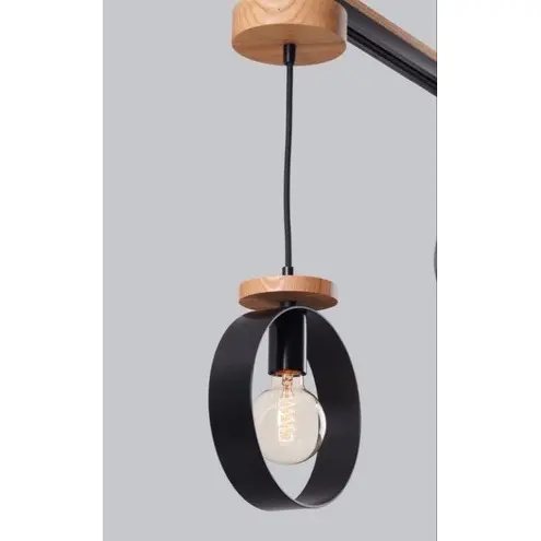 Oreo lampu gantung Cahaya Kunang berbahan kayu untuk melengkapi dekorasi rumah anda Bohlam