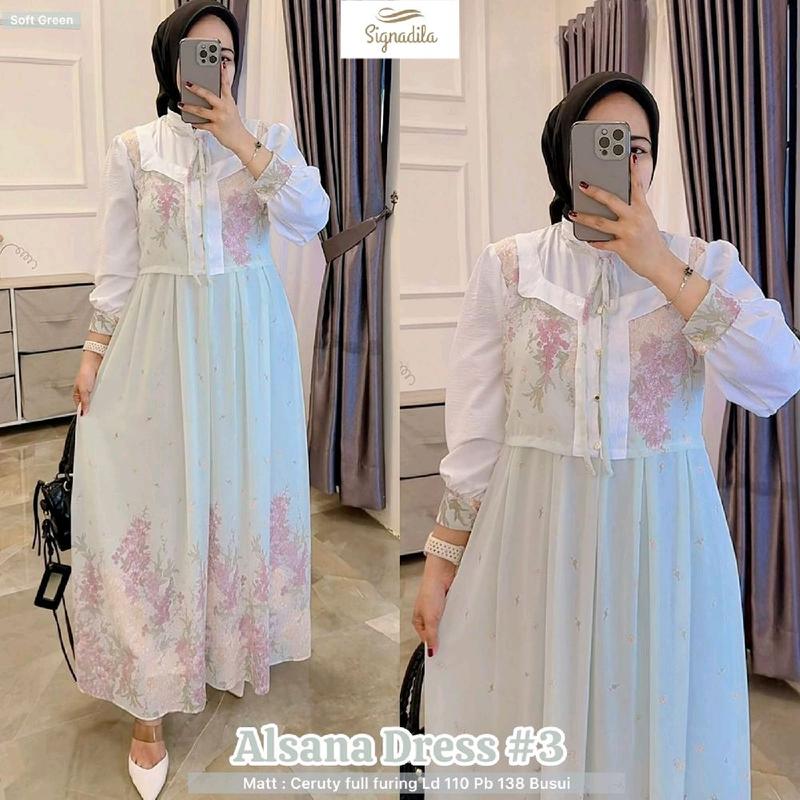 NEW ALSANA ALYANA DRESS #3 BY SIGNADILA/ GAMIS WANITA GAMIS