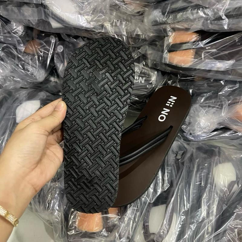 [ND04] FORM NHỎ Dép kẹp trơn nữ quai da đế bằng, dép xỏ ngón DéP GiàY Shoes 3