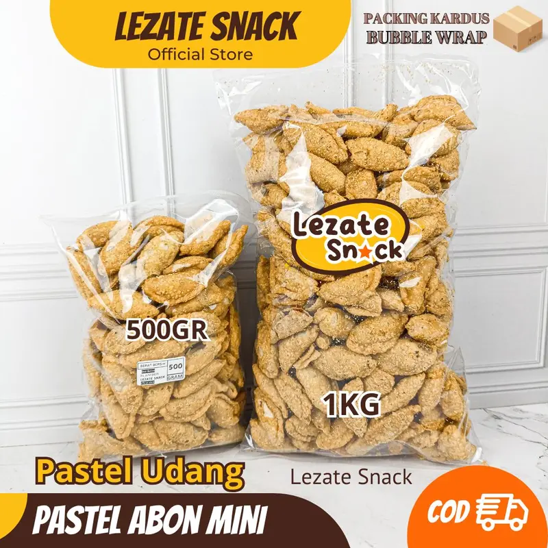 Pastel Abon Mini 1KG Kiloan Rasa Gurih Renyah Enak Murah / Pastel Kering Isi Abon Udang Premium / Pastel Kering Abon Sapi Kiloan Murah Sumpia Kiloan 0