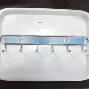 Kapstok Besi Stainless Steel 6 Kait Tebal Awet Kuat Premium 6 Kait Cantolan Hook Gantungan Baju Celana Pakaian Handuk Jas Laundry Hanger Gantung Pintu Kapstock Capstock Jemuran Gantungan Baju Kamar Mandi Rumah Kos Apartemen Gantungan Baju Stainless Murah