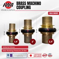 Gambar IWA - Brass Machino Coupling | Konektor Selang Pemadam Bahan kuningan Ukuran 1.5 Inch, 2 Inch & 2.5 Inch - 1.5 Inch dari gudangsafetycom Kota Administrasi Jakarta Barat 1 Tokopedia