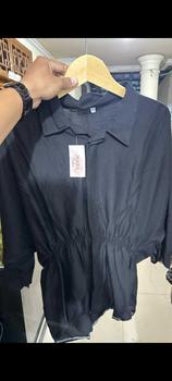 Product Review of KEMEJA LINEN WANITA LENGAN PANJANG CASUAL LD 120 / BAJU ATASAN KEMEJA KERUT DEPAN OVERSIZE KOREAN STYLE / ALYA SHIRT KEKINIAN (COD) from M**7 0